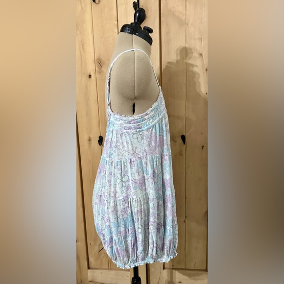 FREE PEOPLE Printed Crush Blush Playsuit Sleepwear Romper Pajama Lounge Intimate - Picture 7 of 11